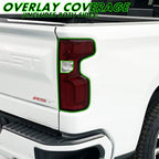 2019-2025 Chevrolet Silverado 1500 | Tail Light Reverse Cutout PreCut Tint Overlays