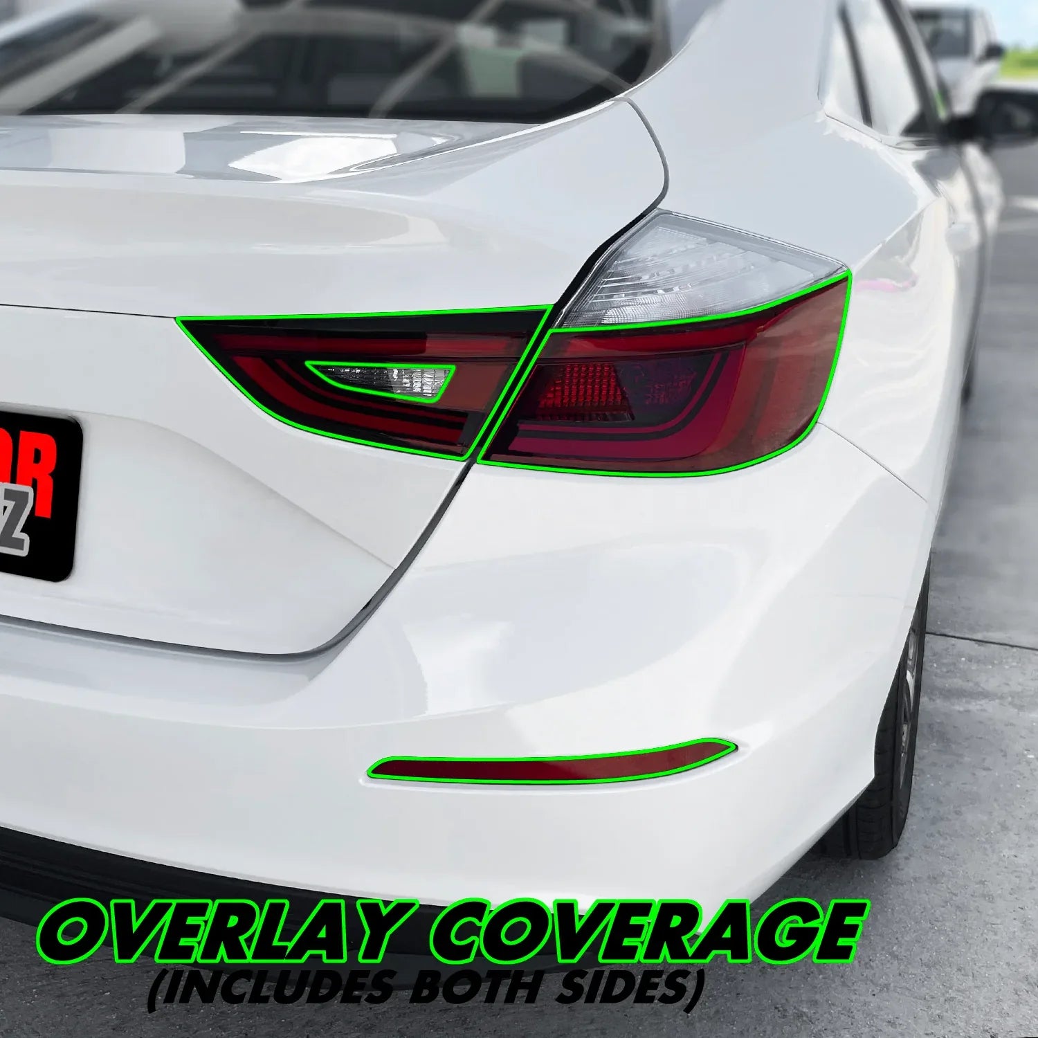 2019-2022 Honda Insight | Tail Light Cutout PreCut Tint Overlays