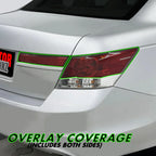2008-2012 Honda Accord Sedan | Tail Light Cutout PreCut Tint Overlays