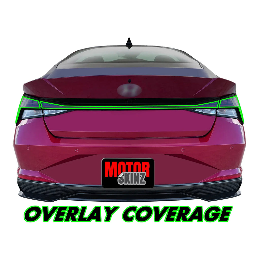 2021-2023 Hyundai Elantra | Tail Light Cutout PreCut Tint Overlays