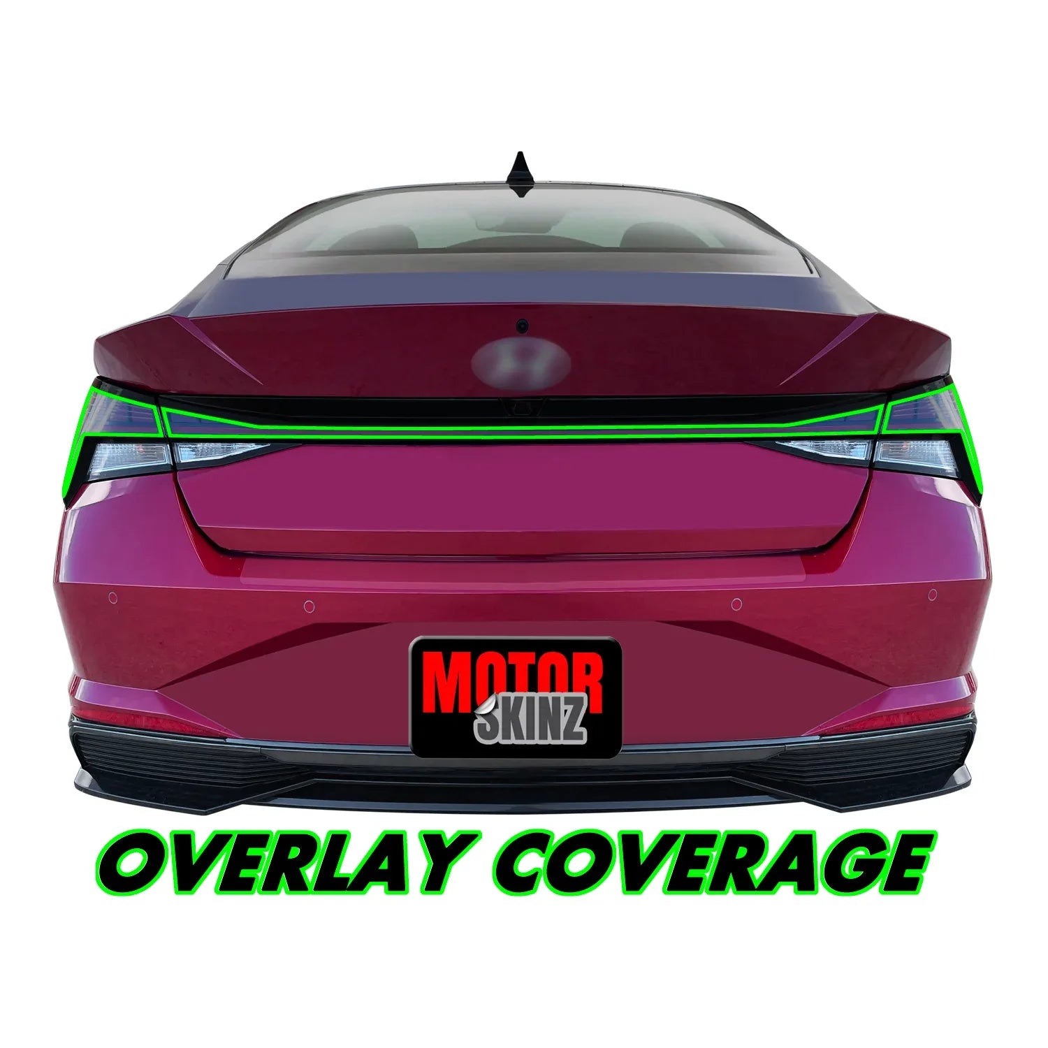 2021-2023 Hyundai Elantra | Tail Light Cutout PreCut Tint Overlays