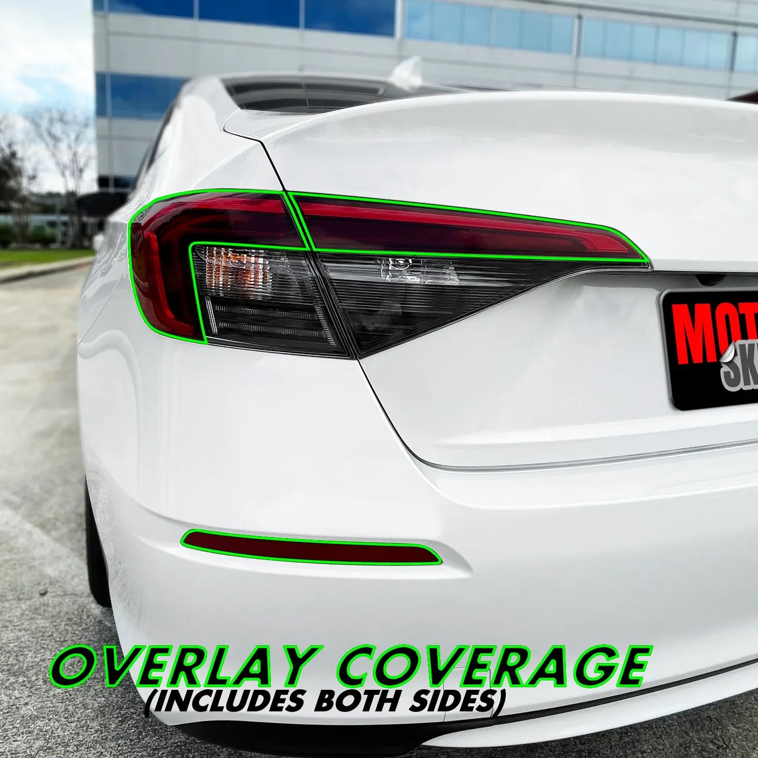 2022-2026 Honda Civic Sedan | Tail Light Cutout PreCut Tint Overlays