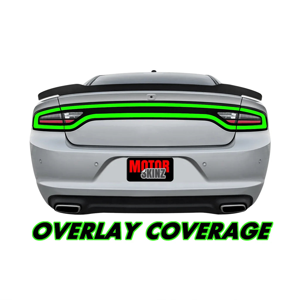 2015-2023 Dodge Charger | Tail Light Cutout PreCut Tint Overlays