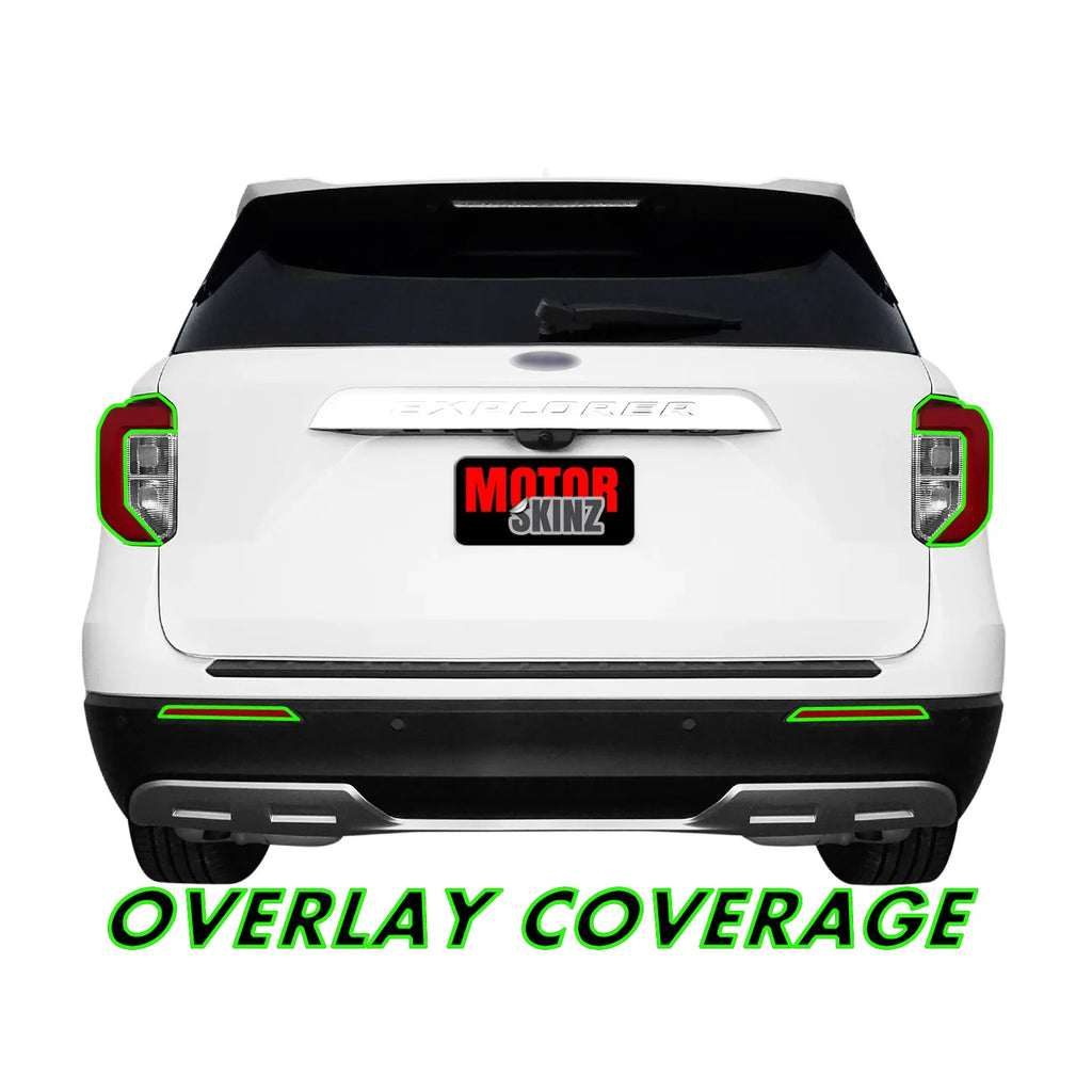 2020-2023 Ford Explorer | Tail Light Cutout PreCut Tint Overlays