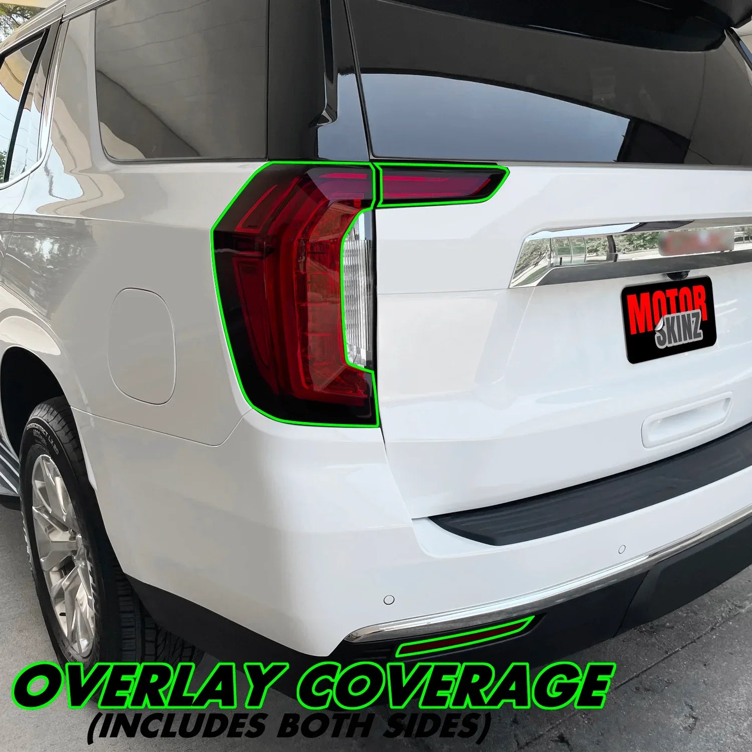 2021-2023 GMC Yukon | Tail Light Cutout PreCut Tint Overlays