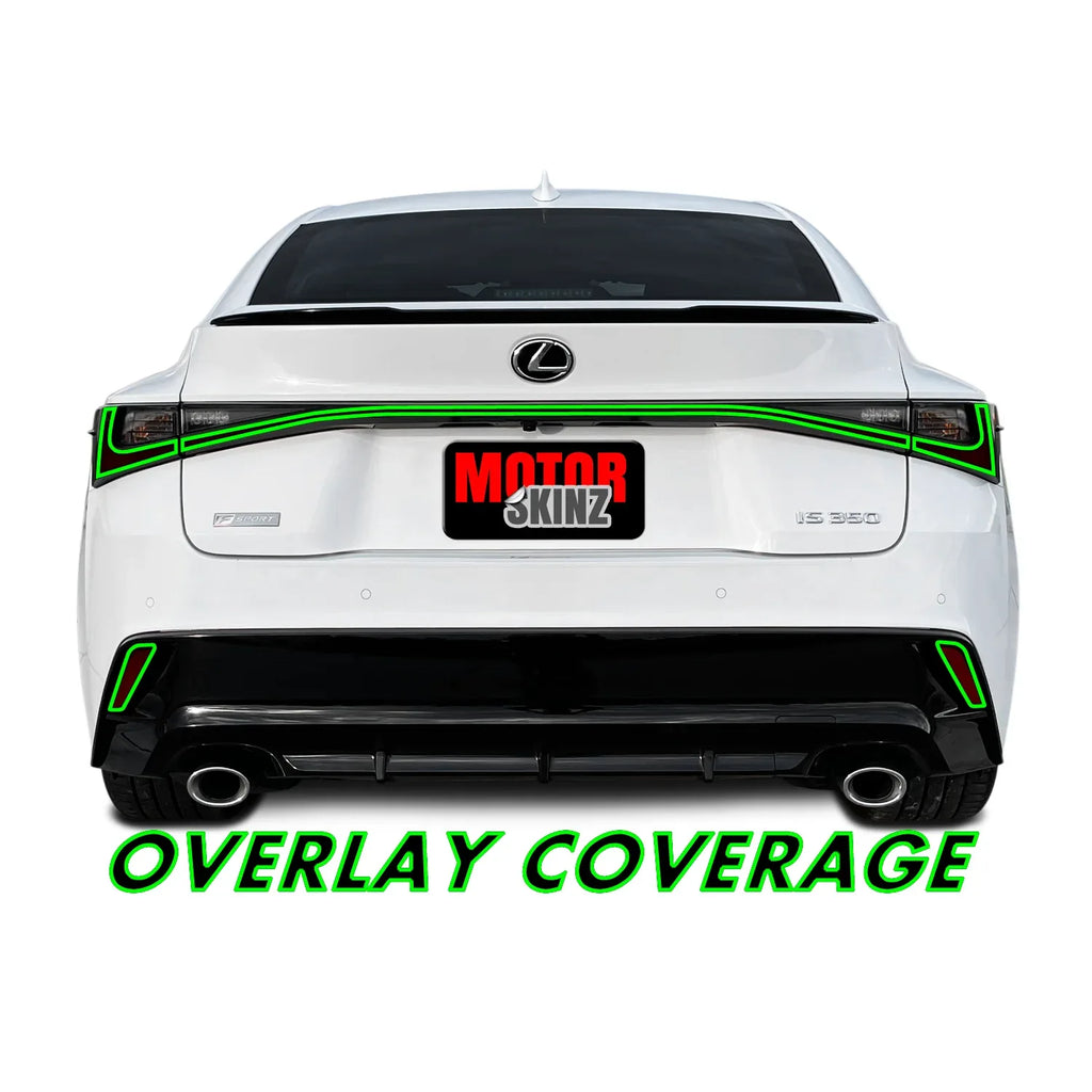 2021-2026 Lexus IS | Tail Light Cutout PreCut Tint Overlays