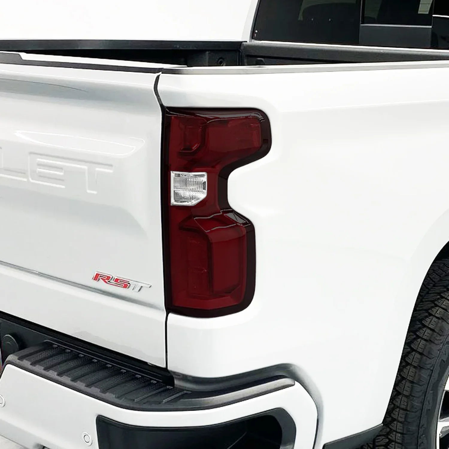 2019-2025 Chevrolet Silverado 1500 | Tail Light Reverse Cutout PreCut Tint Overlays