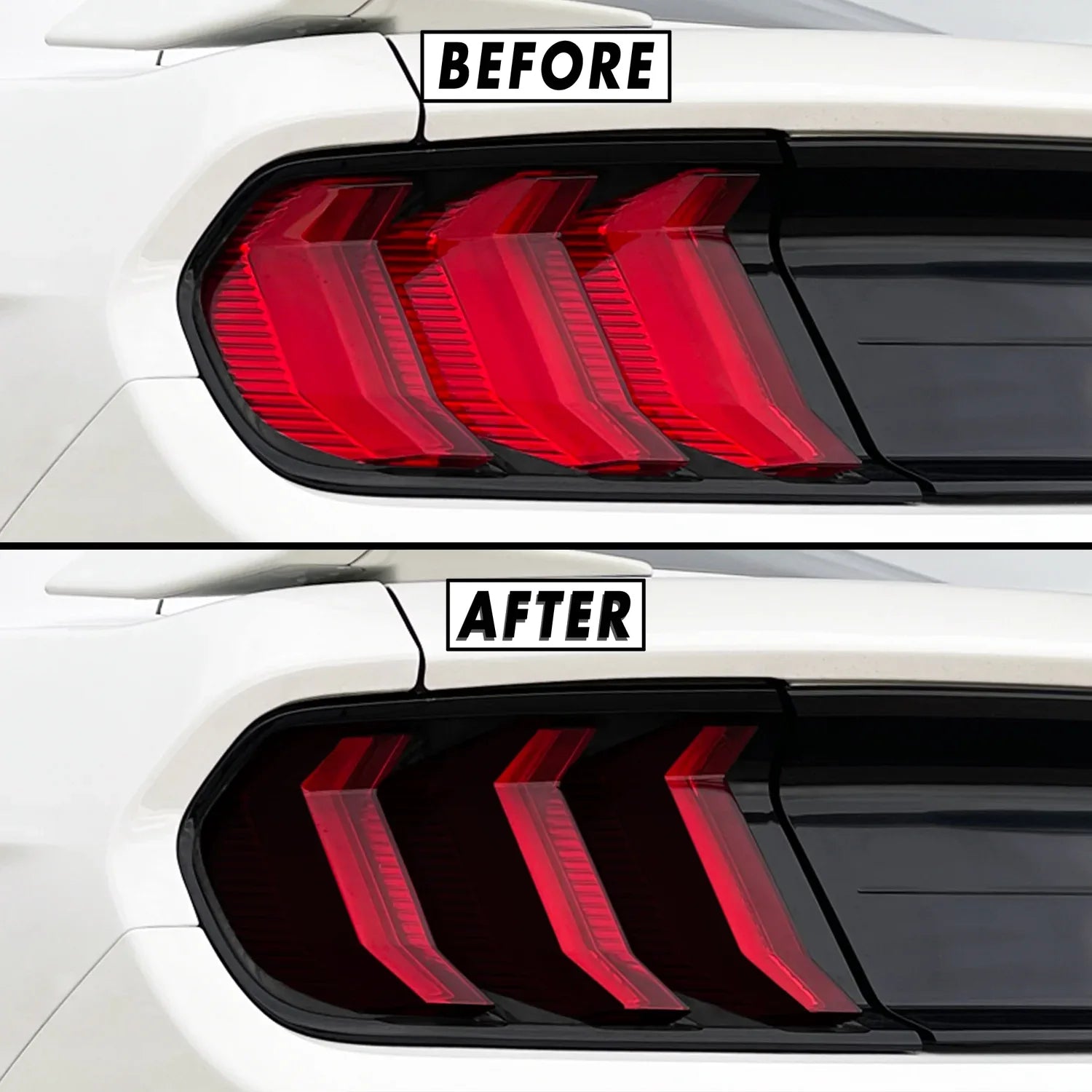 2018-2023 Ford Mustang | Tail Light Cutout PreCut Vinyl Overlays