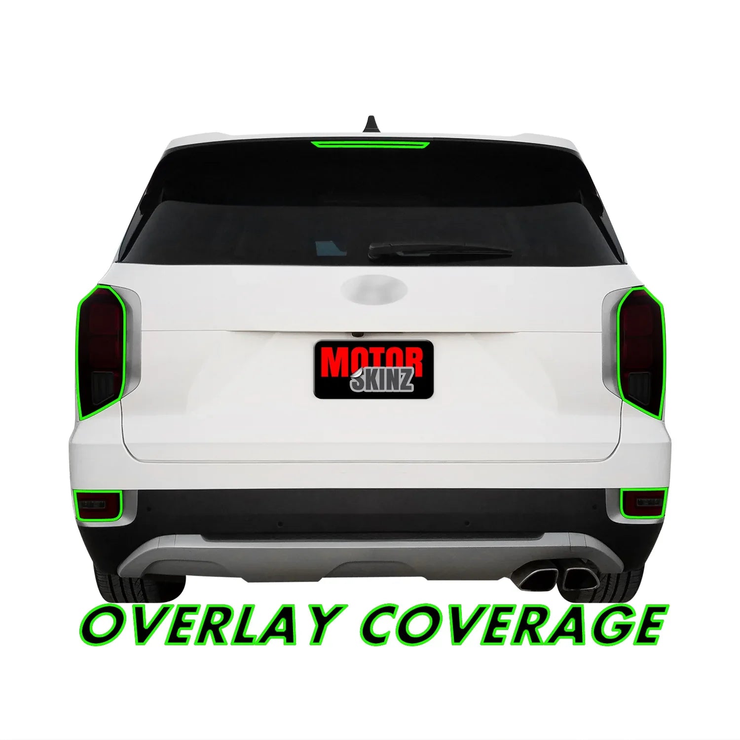 FOR 20-22 Hyundai Palisade Turn Signal & Reverse SMOKE Precut FOR 20-22 Hyundai Palisade Turn Signal & Reverse SMOKE Precut