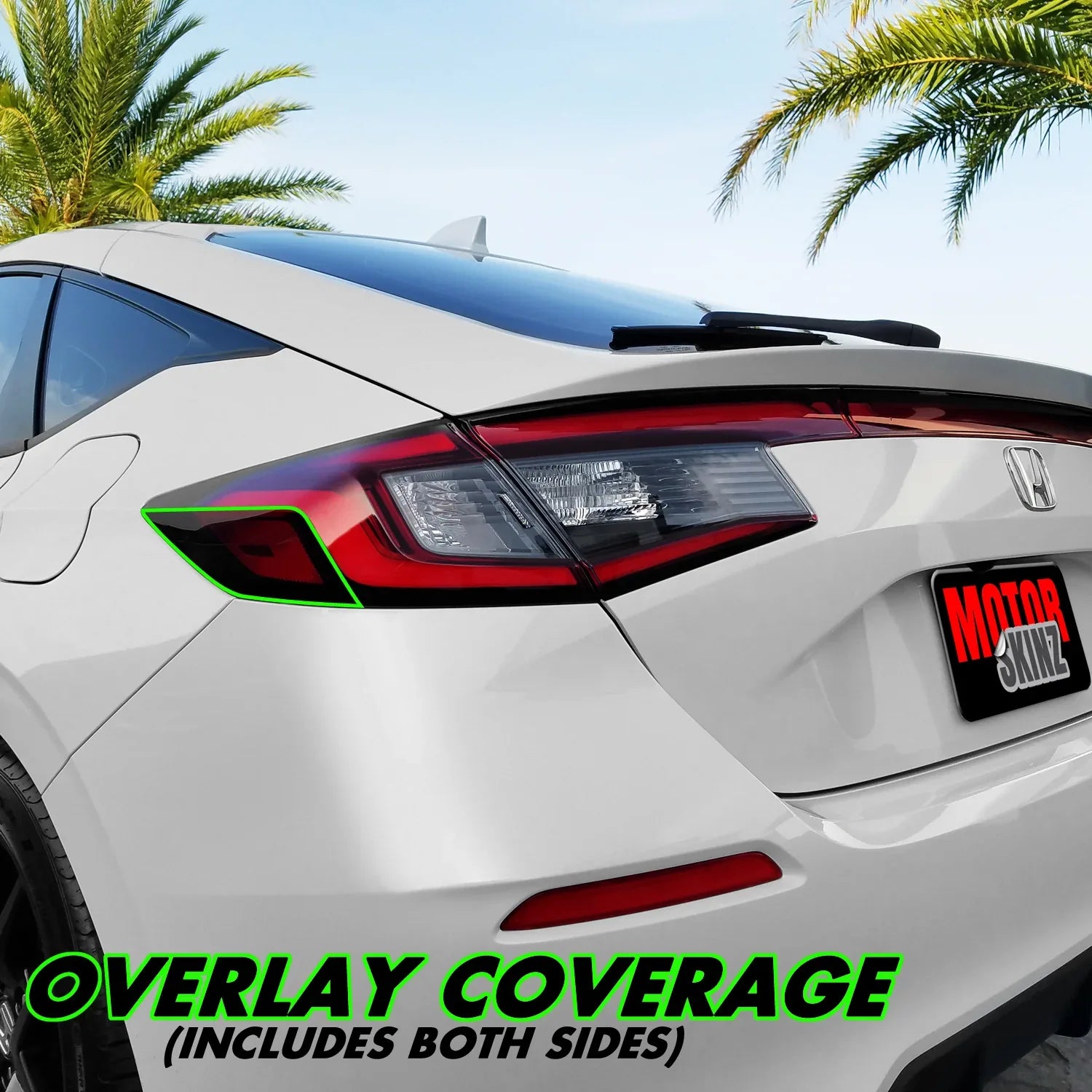 2022-2023 Honda Civic Hatchback | Tail Light Side Marker PreCut Tint Overlays