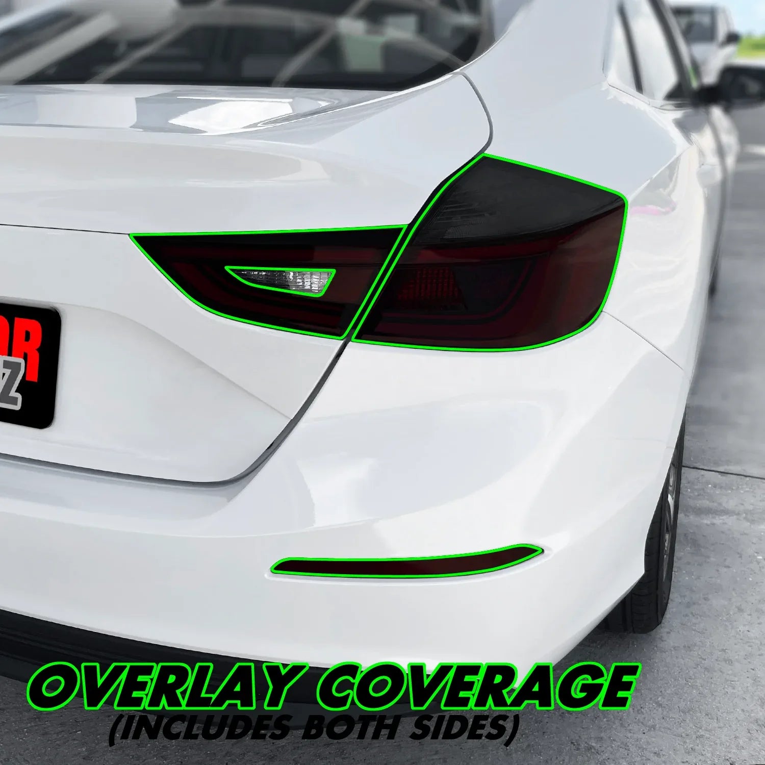 2019-2022 Honda Insight | Tail Light Reverse Cutout PreCut Tint Overlays