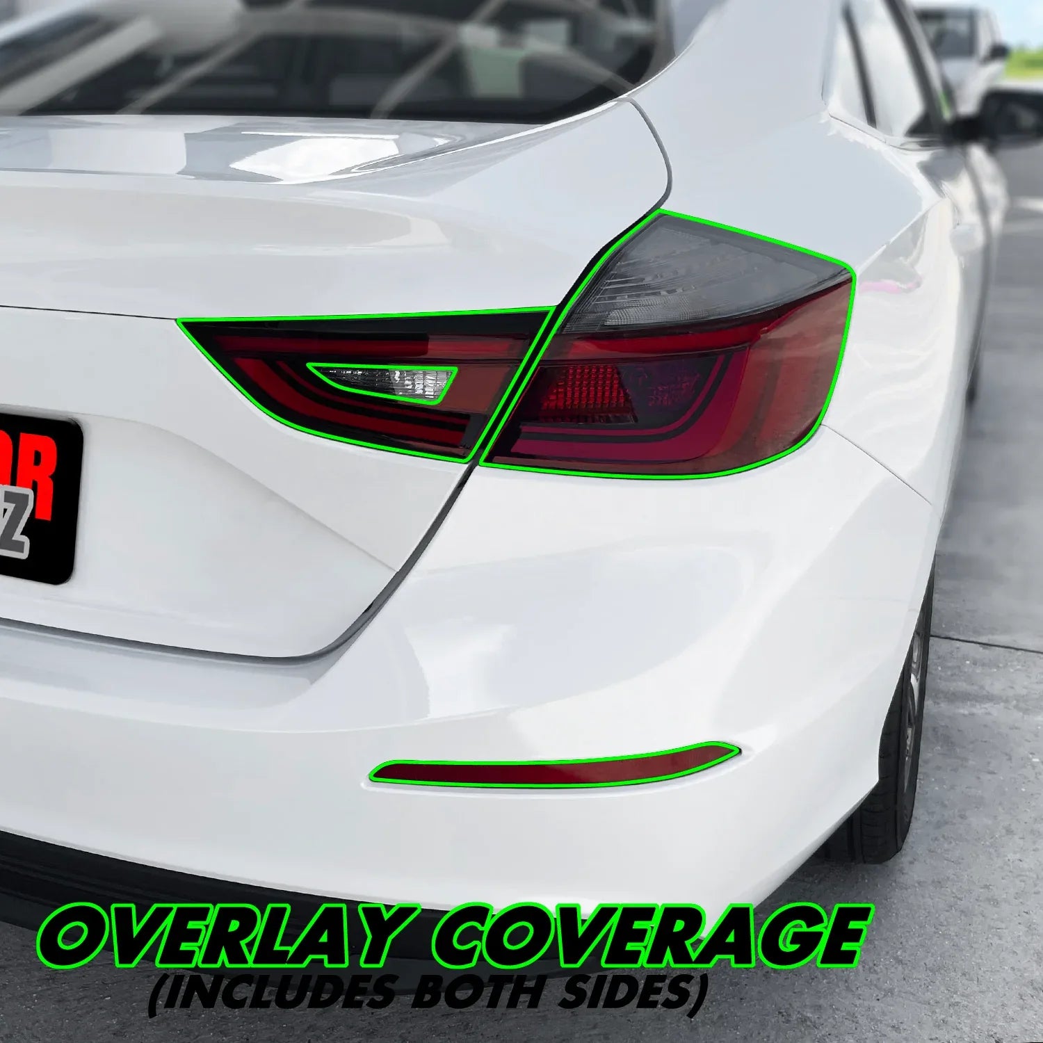 2019-2022 Honda Insight | Tail Light Reverse Cutout PreCut Tint Overlays