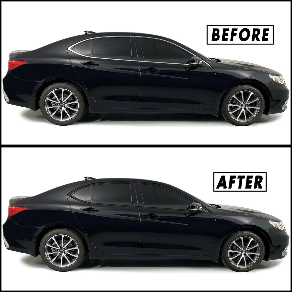 2015-2020 Acura TLX | Window Trim Chrome Delete PreCut Vinyl Wrap