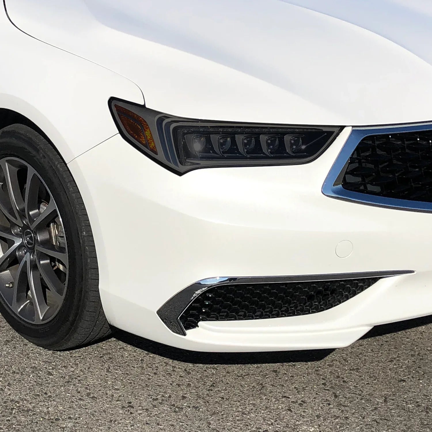 2018-2020 Acura TLX | Headlight PreCut Tint Overlays