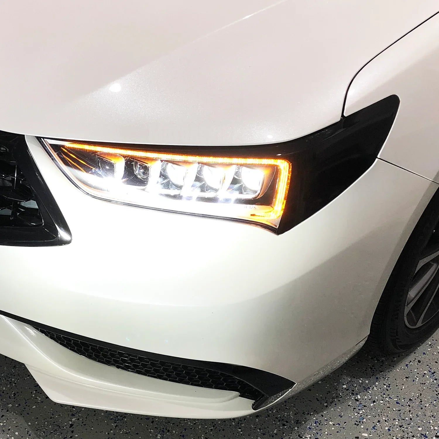 2018-2020 Acura TLX | Headlight Cutout PreCut Tint Overlays