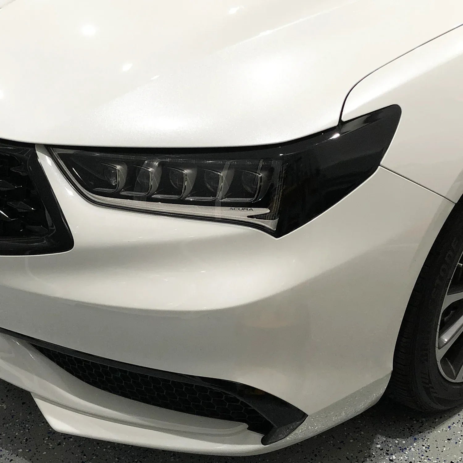 2018-2020 Acura TLX | Headlight Cutout PreCut Tint Overlays