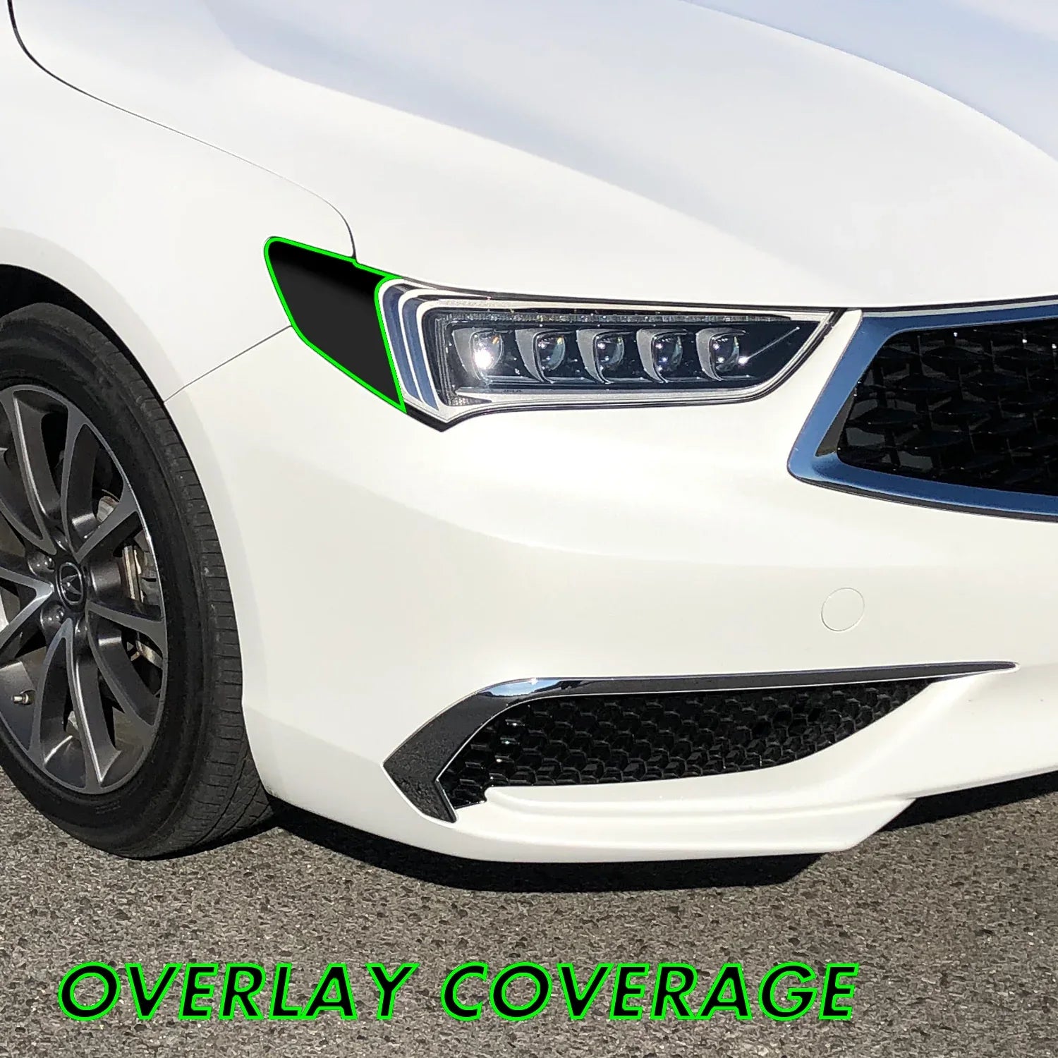 2018-2020 Acura TLX | Headlight Side Marker PreCut Tint Overlays