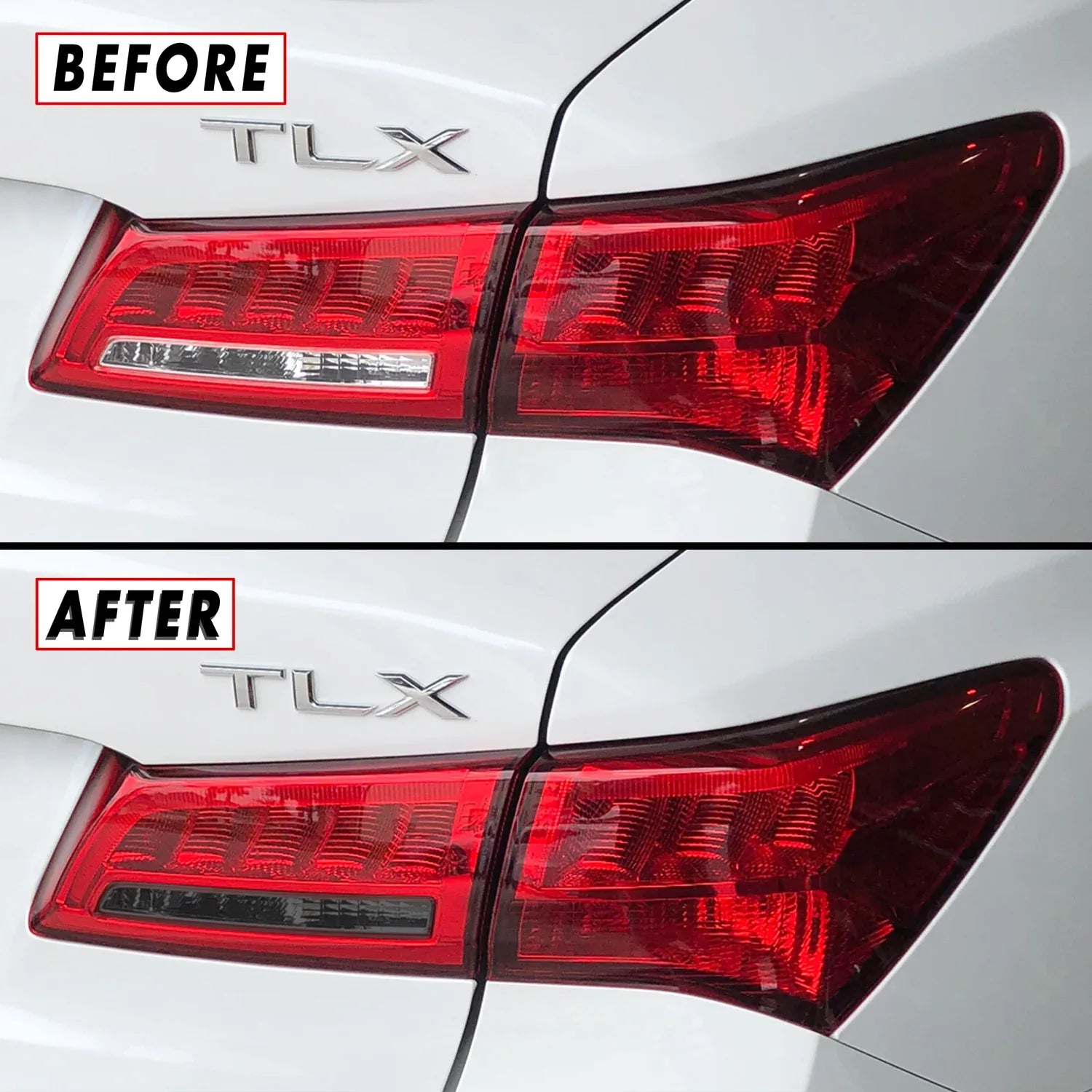 2018-2020 Acura TLX | Reverse Light PreCut Tint Overlays