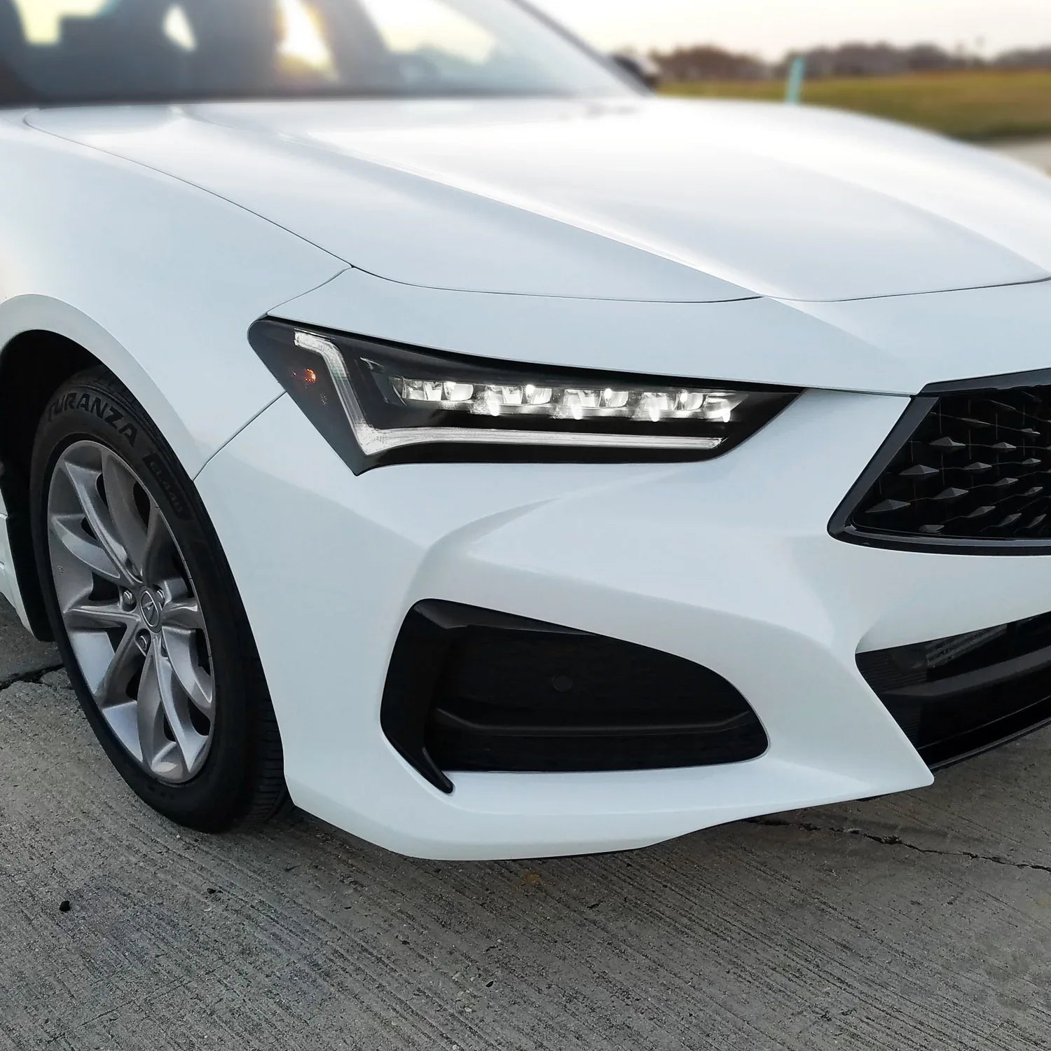 2021-2023 Acura TLX | Headlight PreCut Tint Overlays