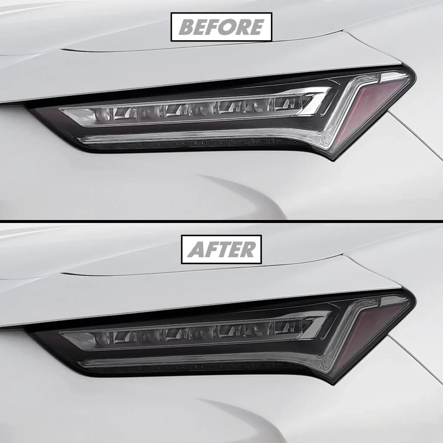 2021-2023 Acura TLX | Headlight PreCut Tint Overlays