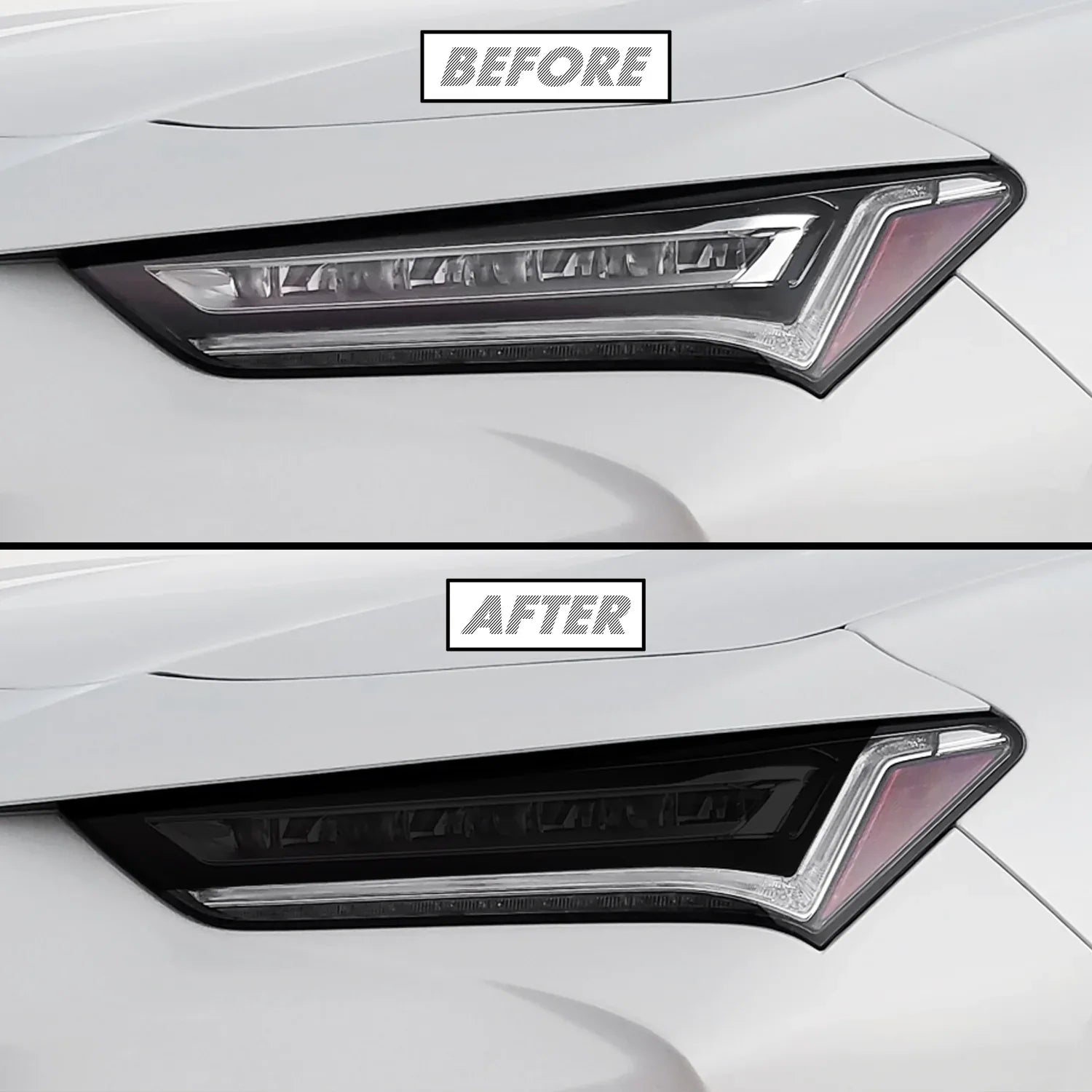 2021-2023 Acura TLX | Headlight Cutout PreCut Tint Overlays