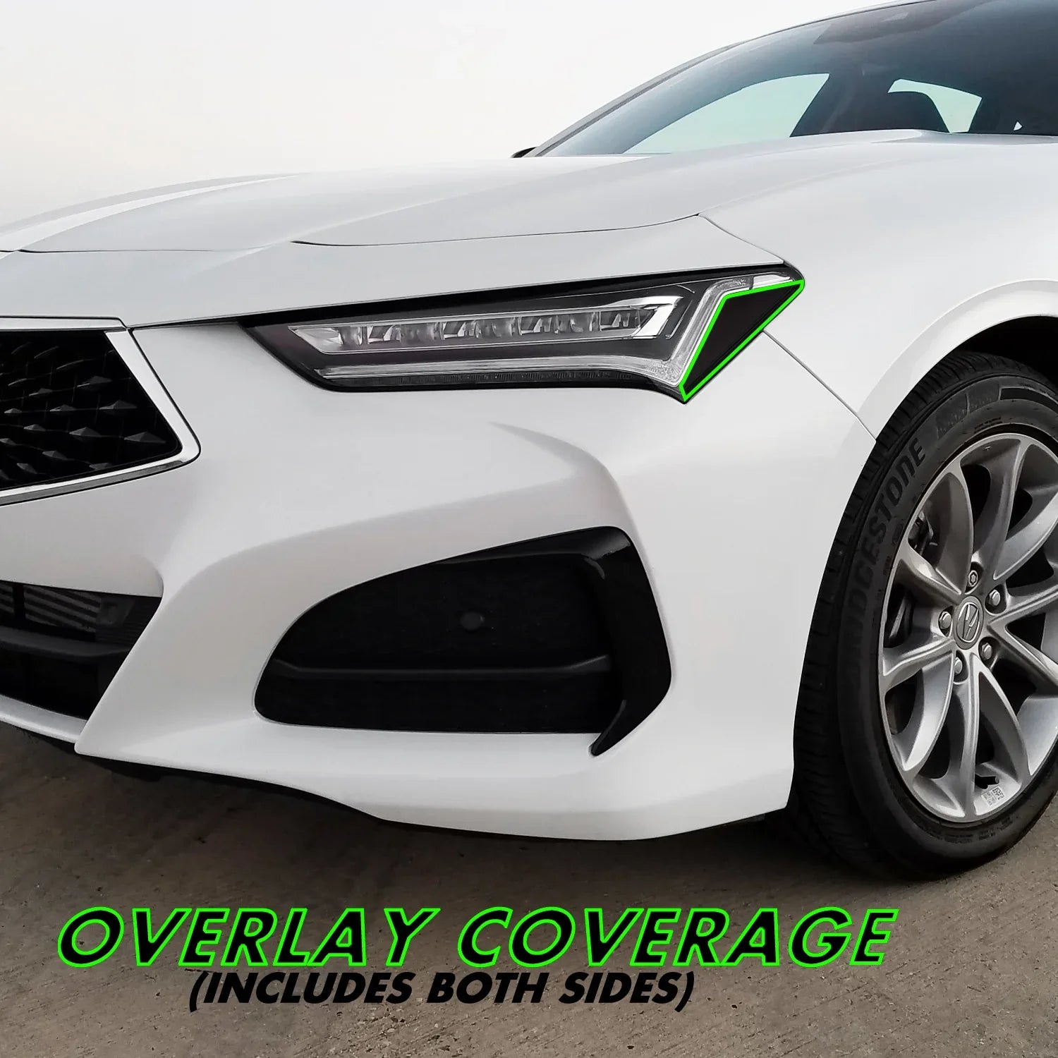 2021-2023 Acura TLX | Headlight Side Marker PreCut Tint Overlays
