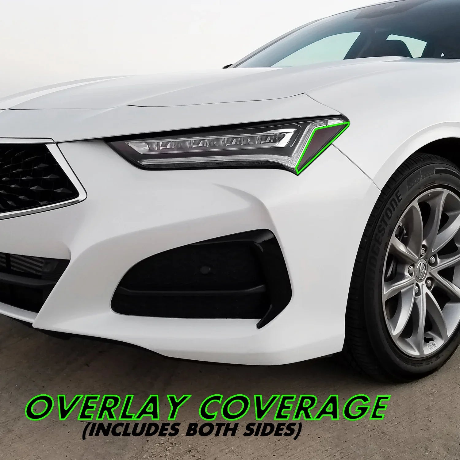 2021-2023 Acura TLX | Headlight Side Marker PreCut Tint Overlays