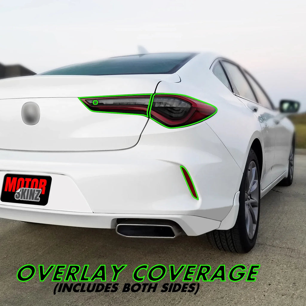 2021-2023 Acura TLX | Tail Light PreCut Tint Overlays