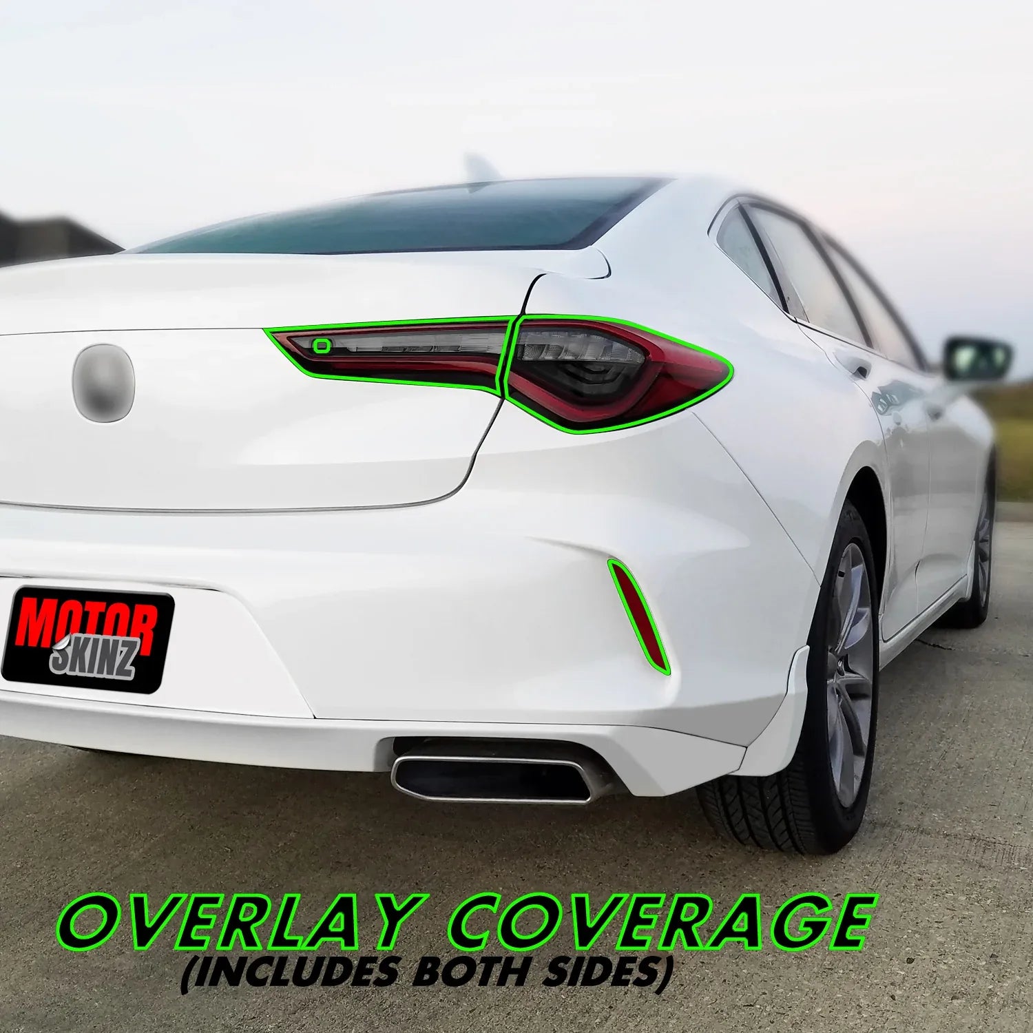 2021-2023 Acura TLX | Tail Light PreCut Tint Overlays