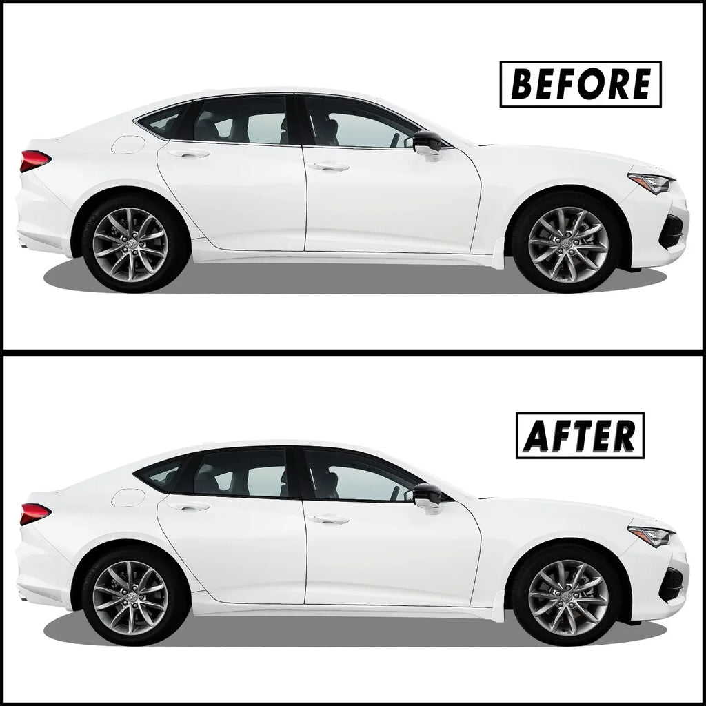 2021-2023 Acura TLX | Window Trim Chrome Delete PreCut Vinyl Wrap