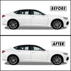 2021-2023 Acura TLX | Window Trim Chrome Delete PreCut Vinyl Wrap