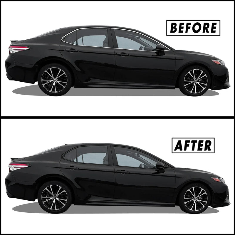 2018-2022 Toyota Camry | Window Trim Chrome Delete PreCut Vinyl Wrap