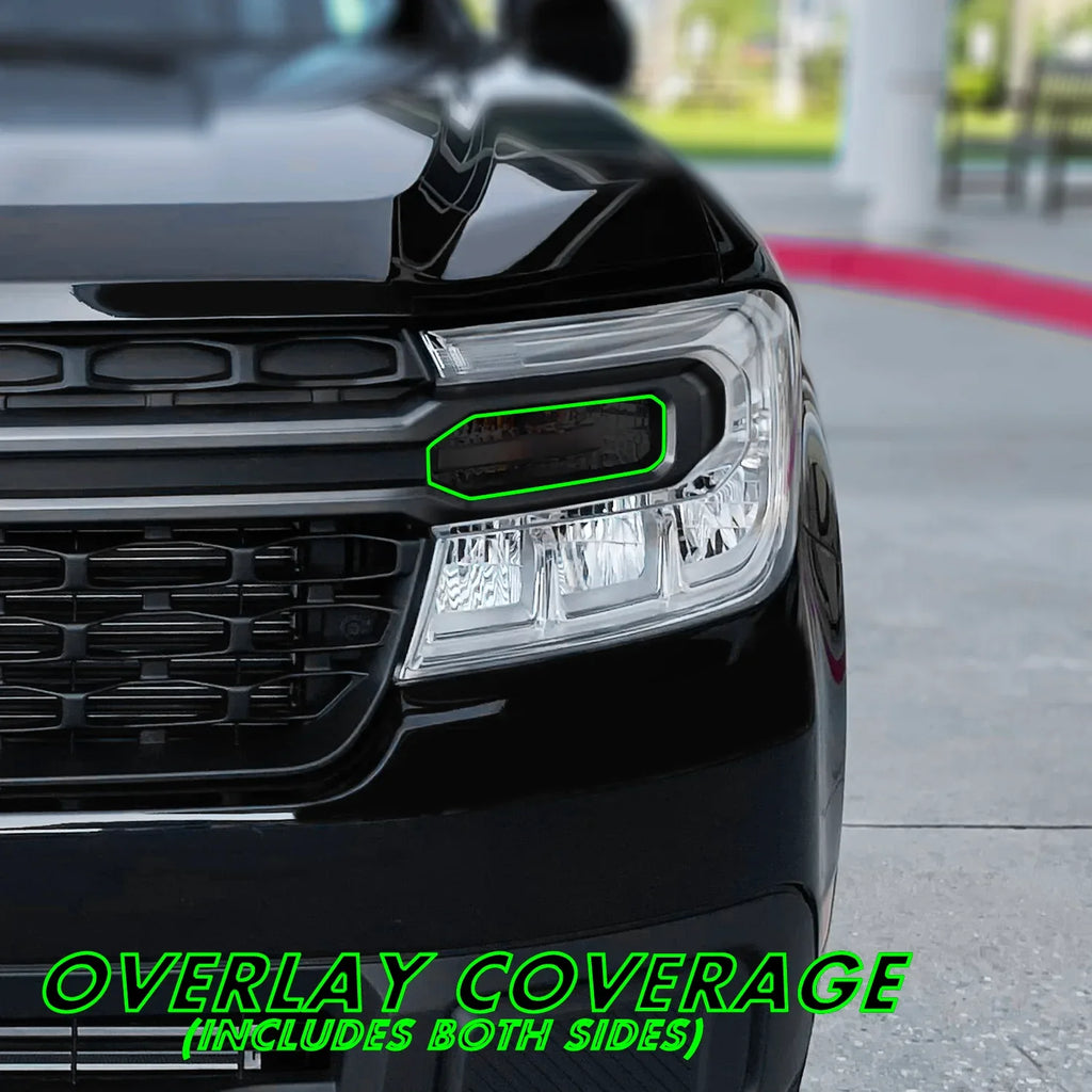 2022-2023 Ford Maverick | Headlight Turn Signal PreCut Tint Overlays