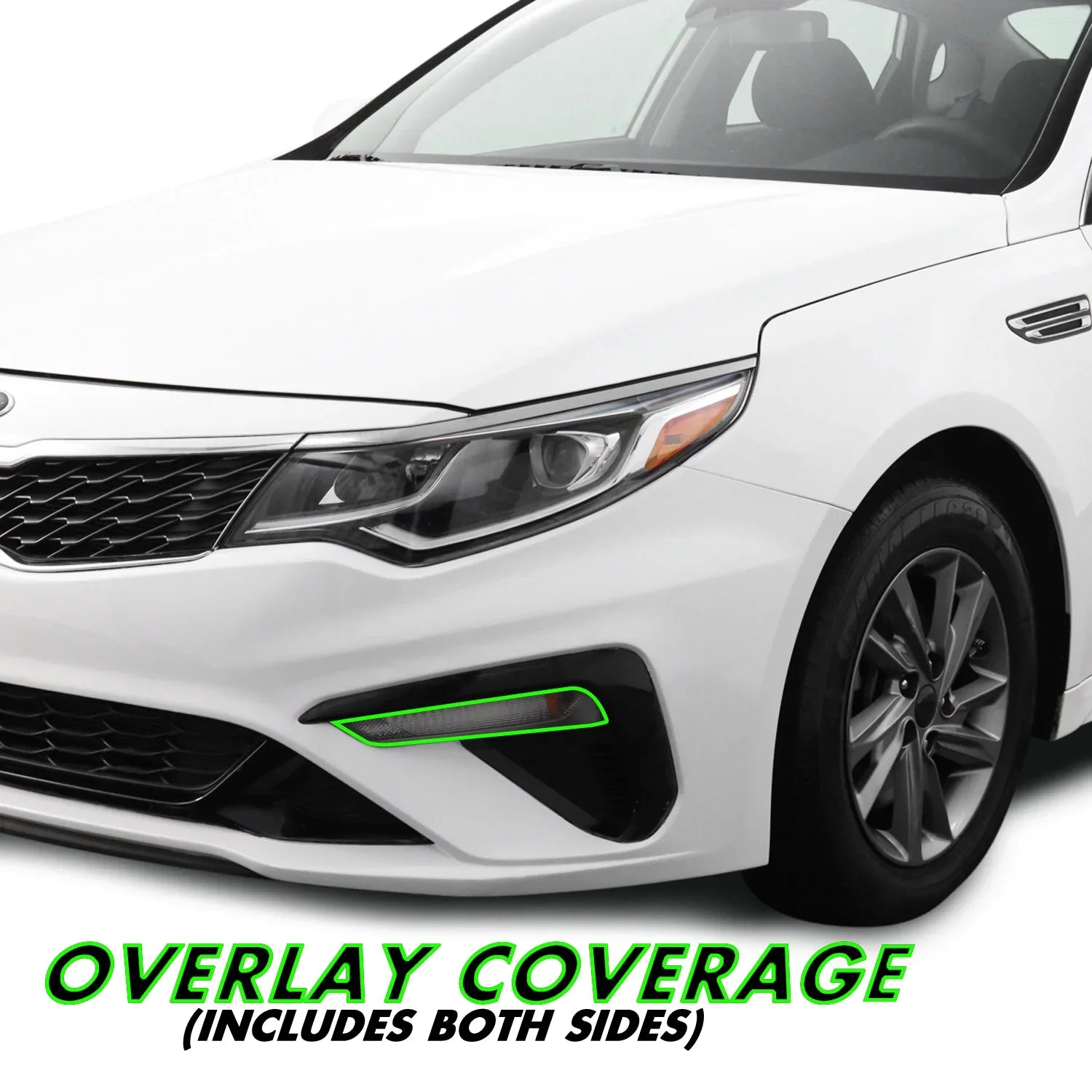 2019-2020 Kia Optima | Front Turn Signal PreCut Tint Overlays