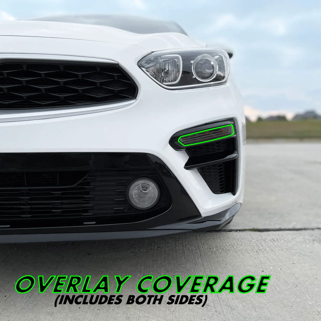 2019-2021 Kia Forte | Front Turn Signal PreCut Tint Overlays