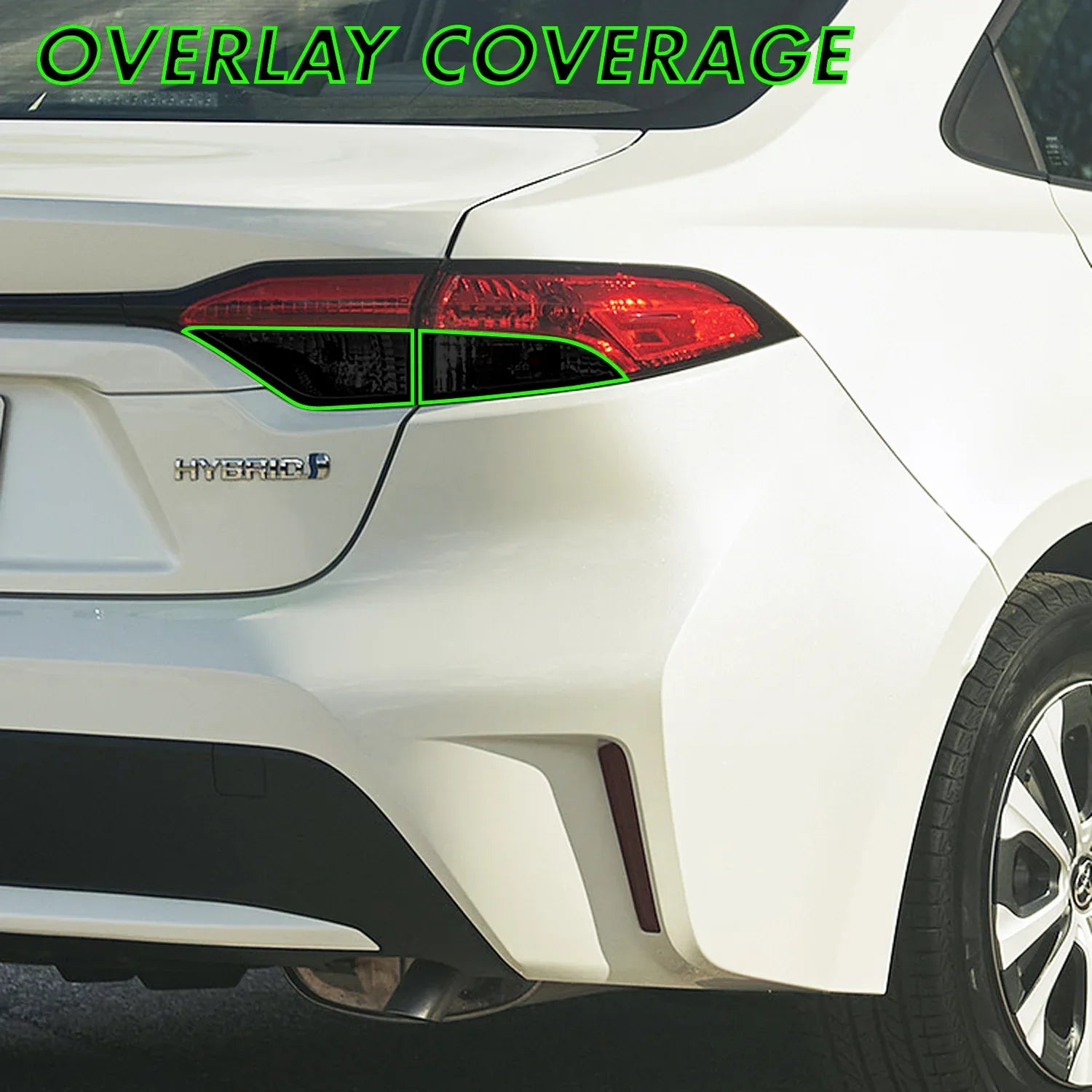 2020-2022 Toyota Corolla Sedan | Turn Signal & Reverse Light PreCut Tint Overlays