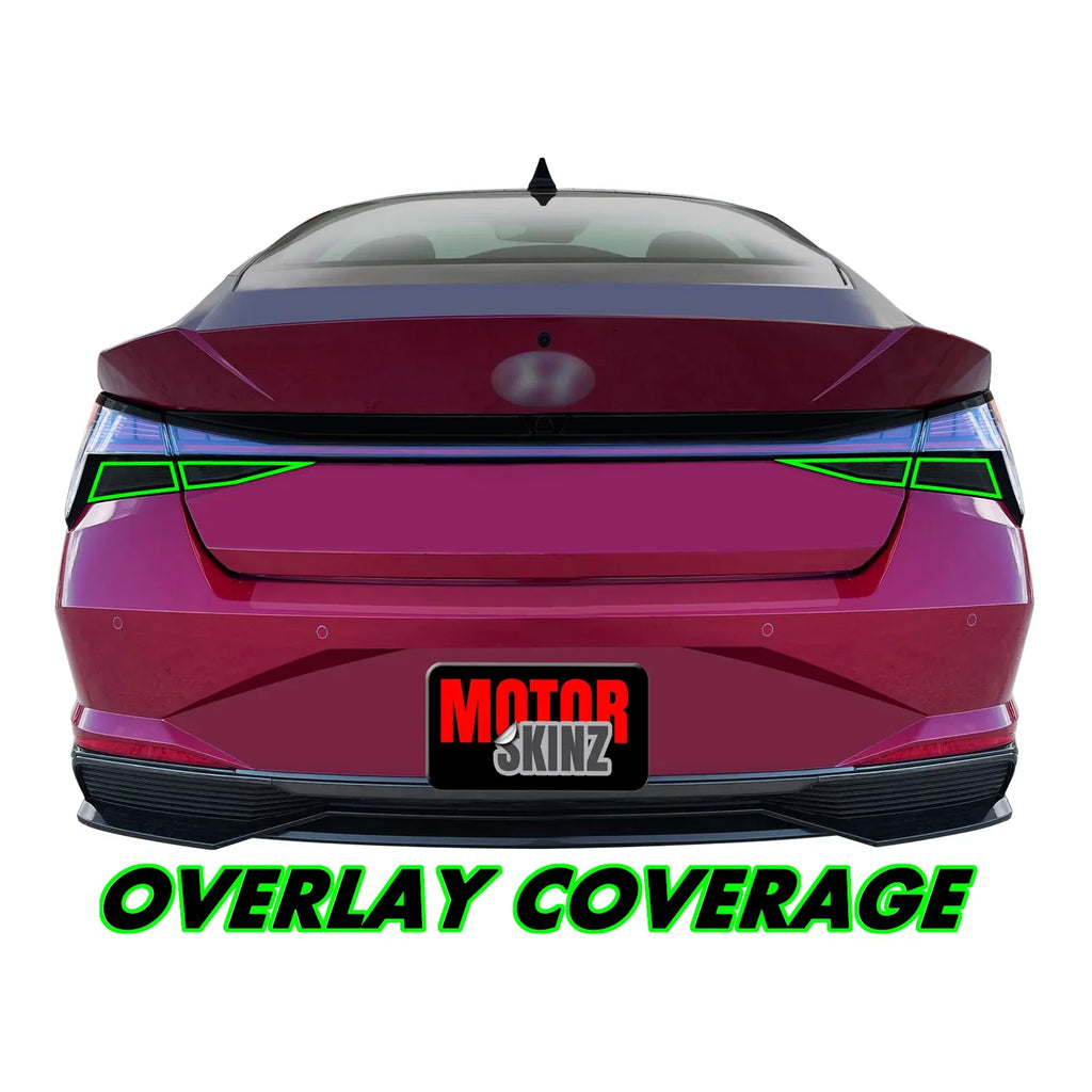 2021-2023 Hyundai Elantra | Turn Signal & Reverse Light PreCut Tint Overlays