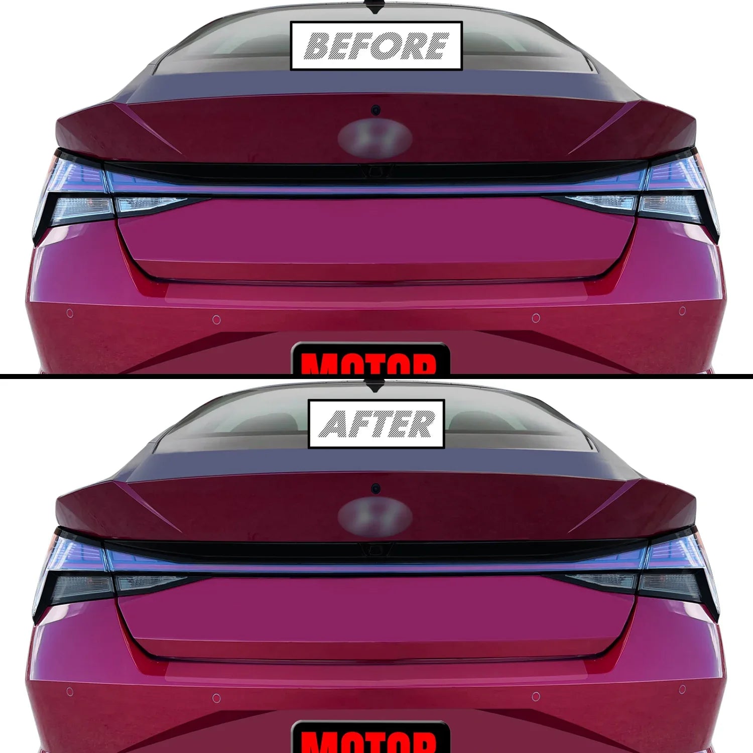 2021-2023 Hyundai Elantra | Turn Signal & Reverse Light PreCut Tint Overlays