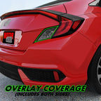 2016-2020 Honda Civic Coupe | Turn Signal & Reverse Light PreCut Tint Overlays