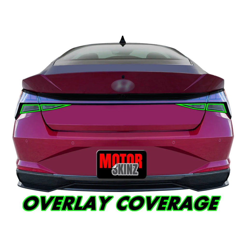 2021-2023 Hyundai Elantra | Turn Signal & Reverse Light PreCut Tint Overlays