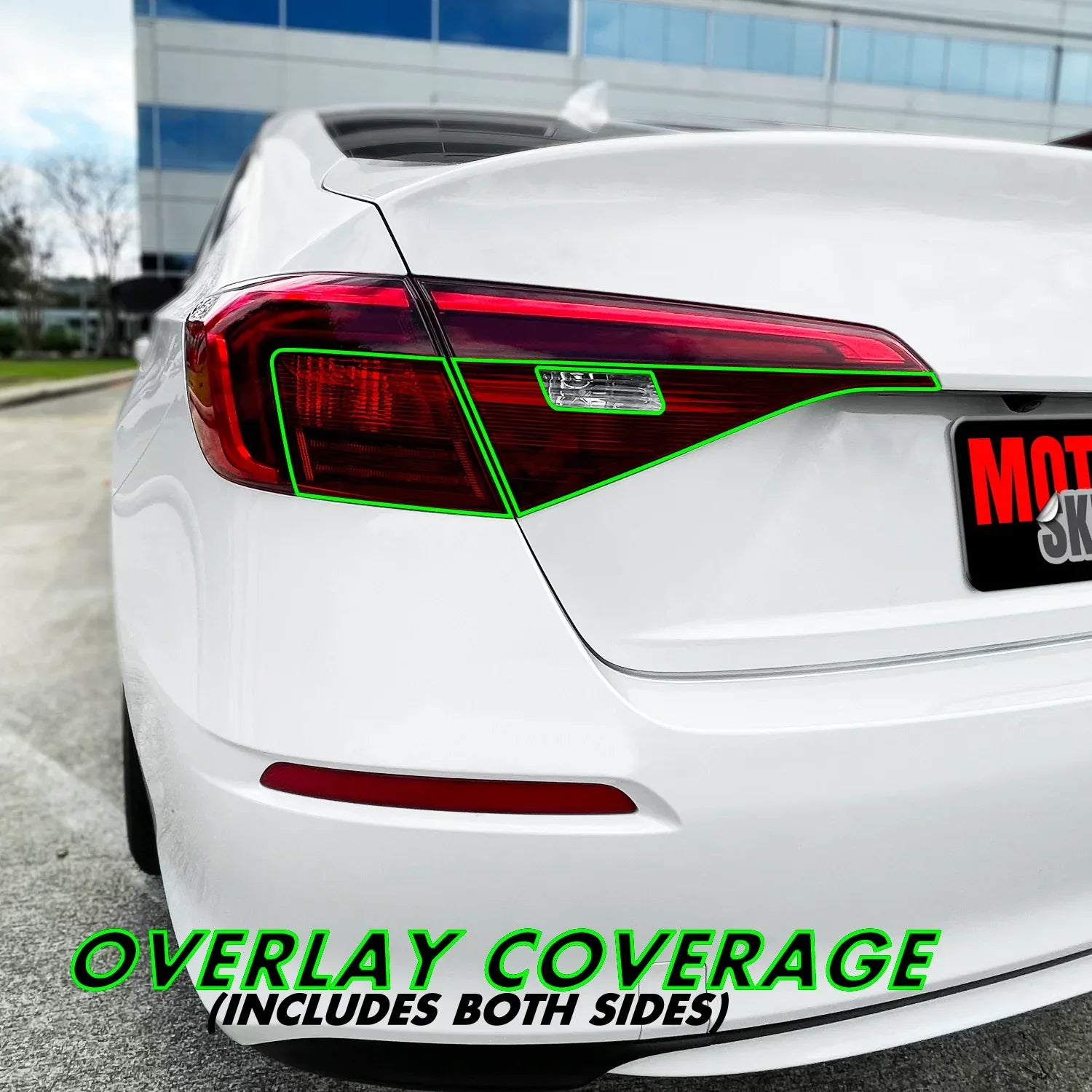 2022-2026 Honda Civic Sedan | Turn Signal & Reverse Light PreCut Tint Overlays
