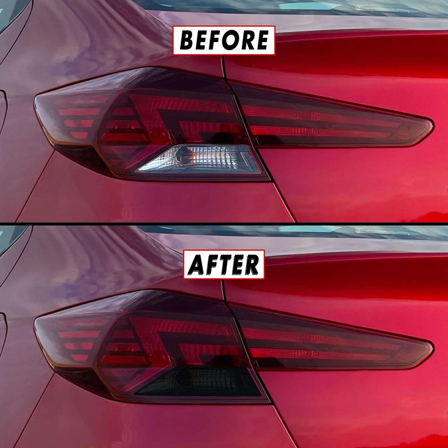 2019-2020 Hyundai Elantra | Tail Light Turn Signal PreCut Tint Overlays
