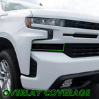 2019-2021 Chevrolet Silverado 1500 | Headlight Turn Signal PreCut Tint Overlays