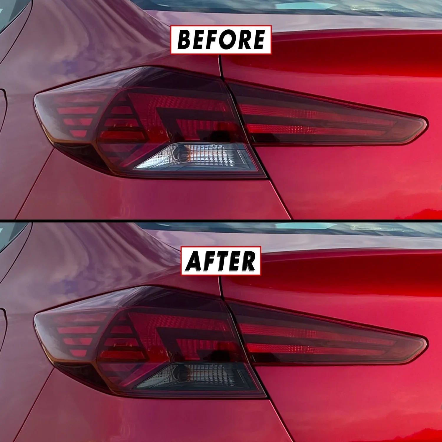 2019-2020 Hyundai Elantra | Tail Light Turn Signal PreCut Tint Overlays