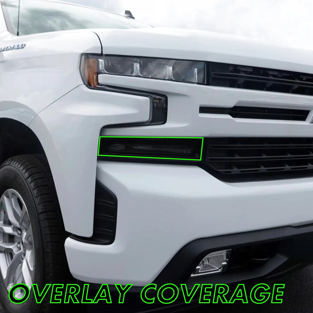 2019-2021 Chevrolet Silverado 1500 | Headlight Turn Signal PreCut Tint Overlays