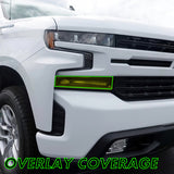 2019-2021 Chevrolet Silverado | Headlight Turn Signal PreCut Tint Overlays