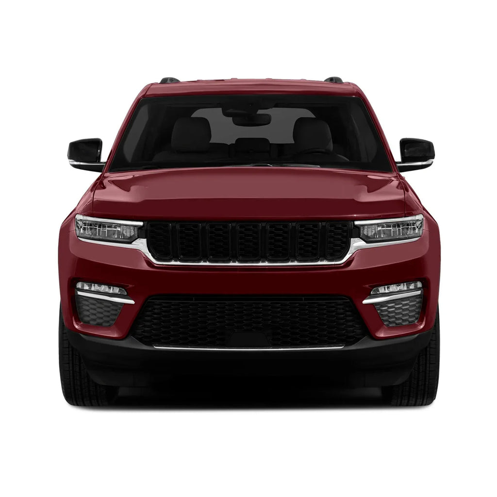 2022-2025 Jeep Grand Cherokee | Upper Front Grill Trim Chrome Delete PreCut Vinyl Wrap