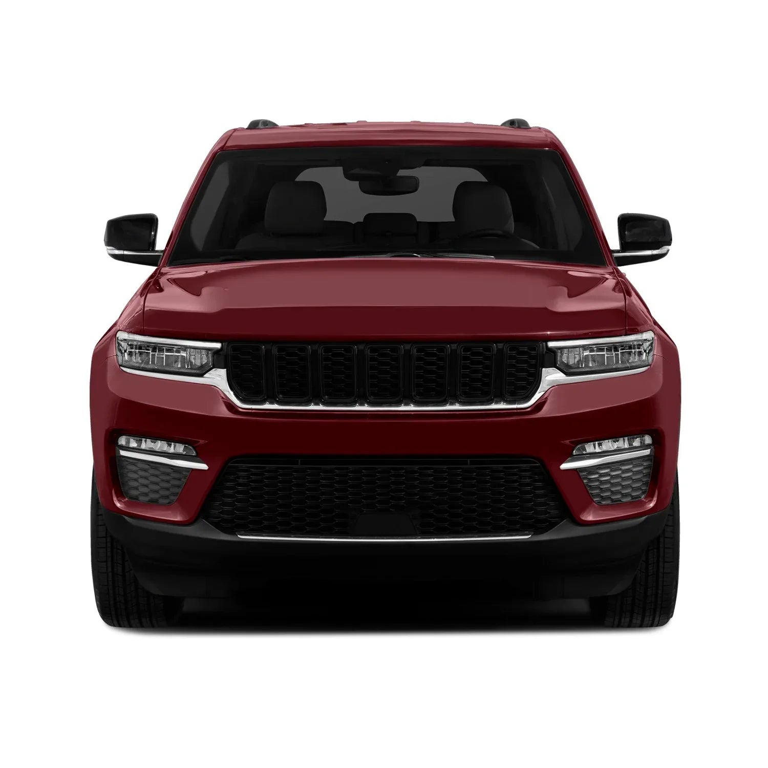 2022-2025 Jeep Grand Cherokee | Upper Front Grill Trim Chrome Delete PreCut Vinyl Wrap