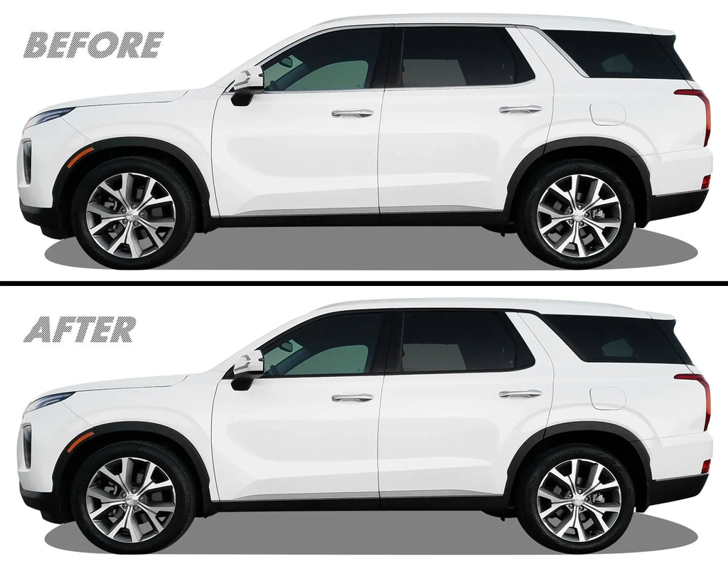 2020-2022 Hyundai Palisade | Window Trim Chrome Delete PreCut Vinyl Wrap