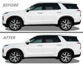 2020-2022 Hyundai Palisade | Window Trim Chrome Delete PreCut Vinyl Wrap